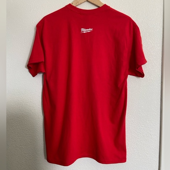 NWOT Milwaukee tools logo red tee - Picture 4 of 4